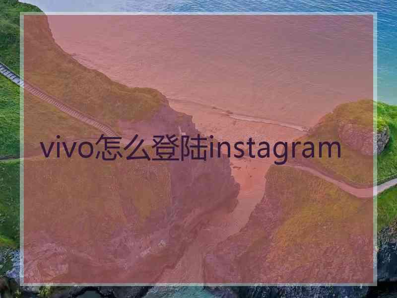 vivo怎么登陆instagram