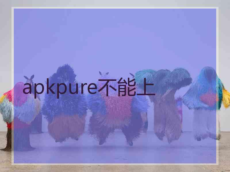 apkpure不能上