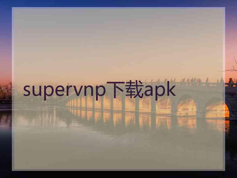 supervnp下载apk