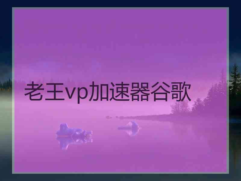 老王vp加速器谷歌