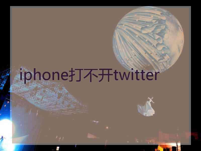 iphone打不开twitter