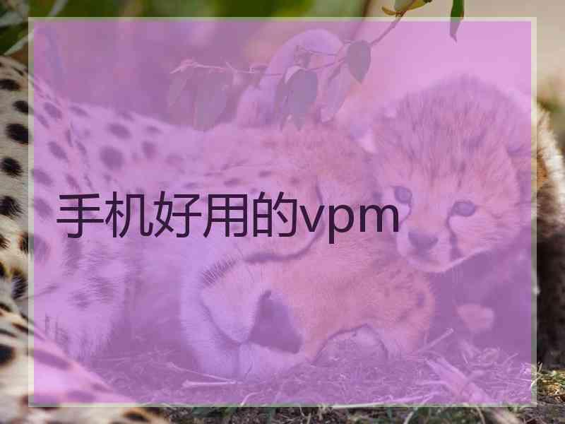 手机好用的vpm