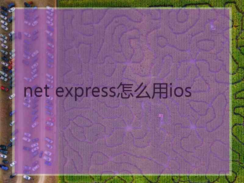 net express怎么用ios