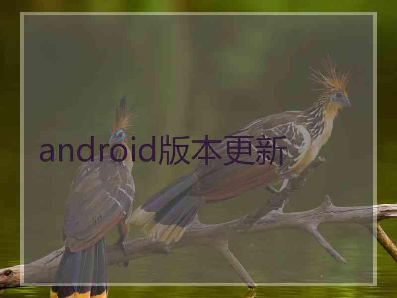 android版本更新