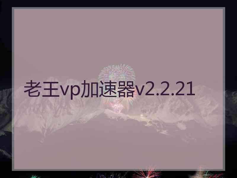 老王vp加速器v2.2.21